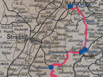 Reisen zu Zeiten der Besetzung